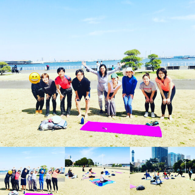 イベント名：山下公園週末朝ヨガ