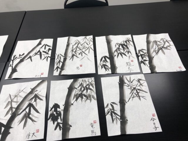 イベント名：日本大好きプロジェクトによる伝統文化体験ワークショップ【水墨画】